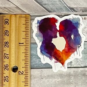 🌀10/$10🌀 Heart Love Happy Valentine's Day Reusable Waterproof Vinyl Sticker De